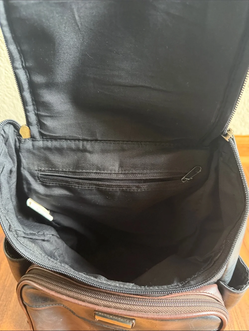 Men's Brown Leather Crossbody Backpack - Sleek Everyday Carry